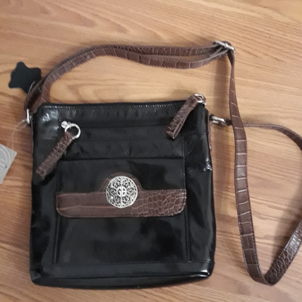 Giani Bernini Leather Cross-body Handbag NWT